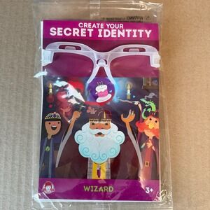 Set of 4 Wendy's Create Your Secret Identity Wizard & Ocean Explorer Set Glasses